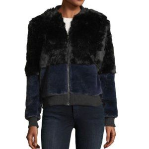 Faux fur bomber